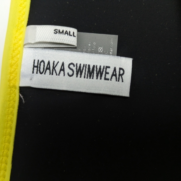 Hoaka oasis lemon yellow bikini set size small - Picture 5 of 8